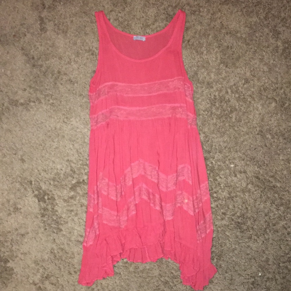 pink summer dress
